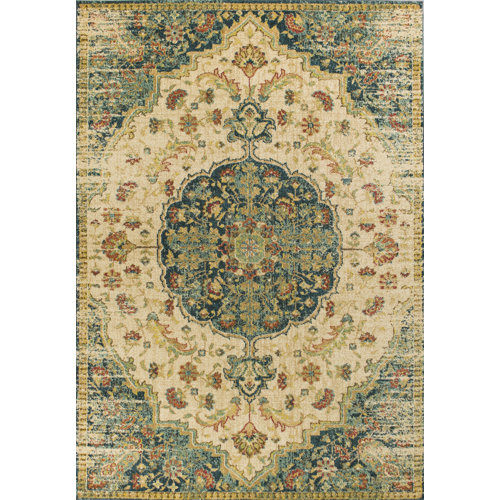 Charlton Home® Holbrook Performance Sage Green Rug & Reviews Wayfair